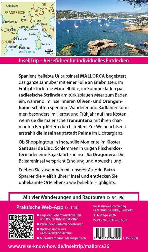 Bild: 9783831781683 | Reise Know-How InselTrip Mallorca | Petra Sparrer | Taschenbuch | 2026