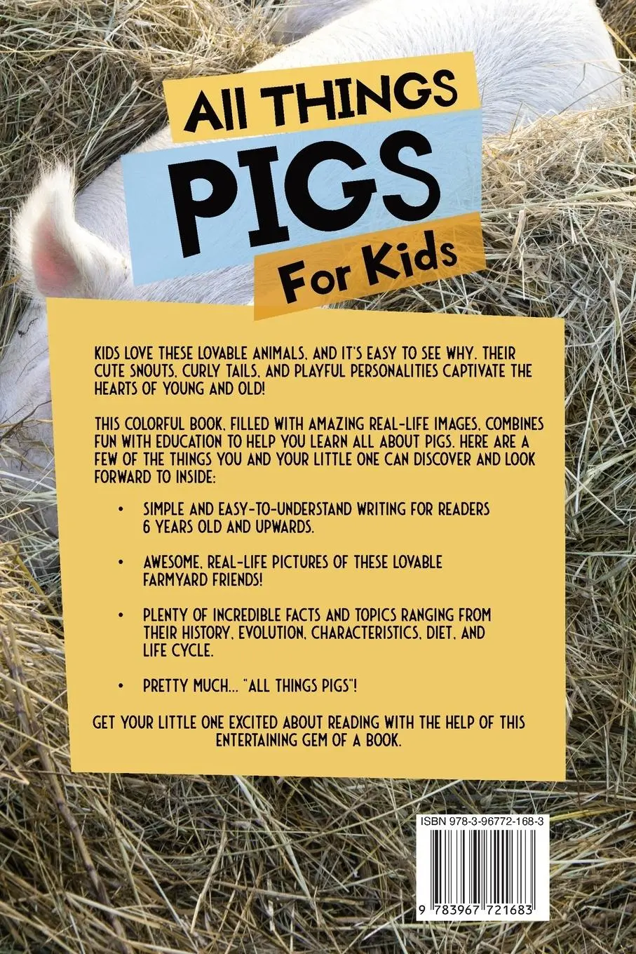 Rückseite: 9783967721683 | All Things Pigs For Kids | Animal Reads | Taschenbuch | Englisch