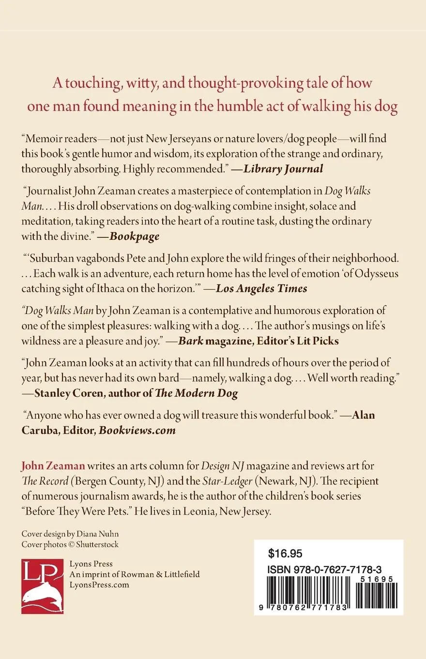 Rückseite: 9780762771783 | Dog Walks Man | A Six-Legged Odyssey | John Zeaman | Taschenbuch