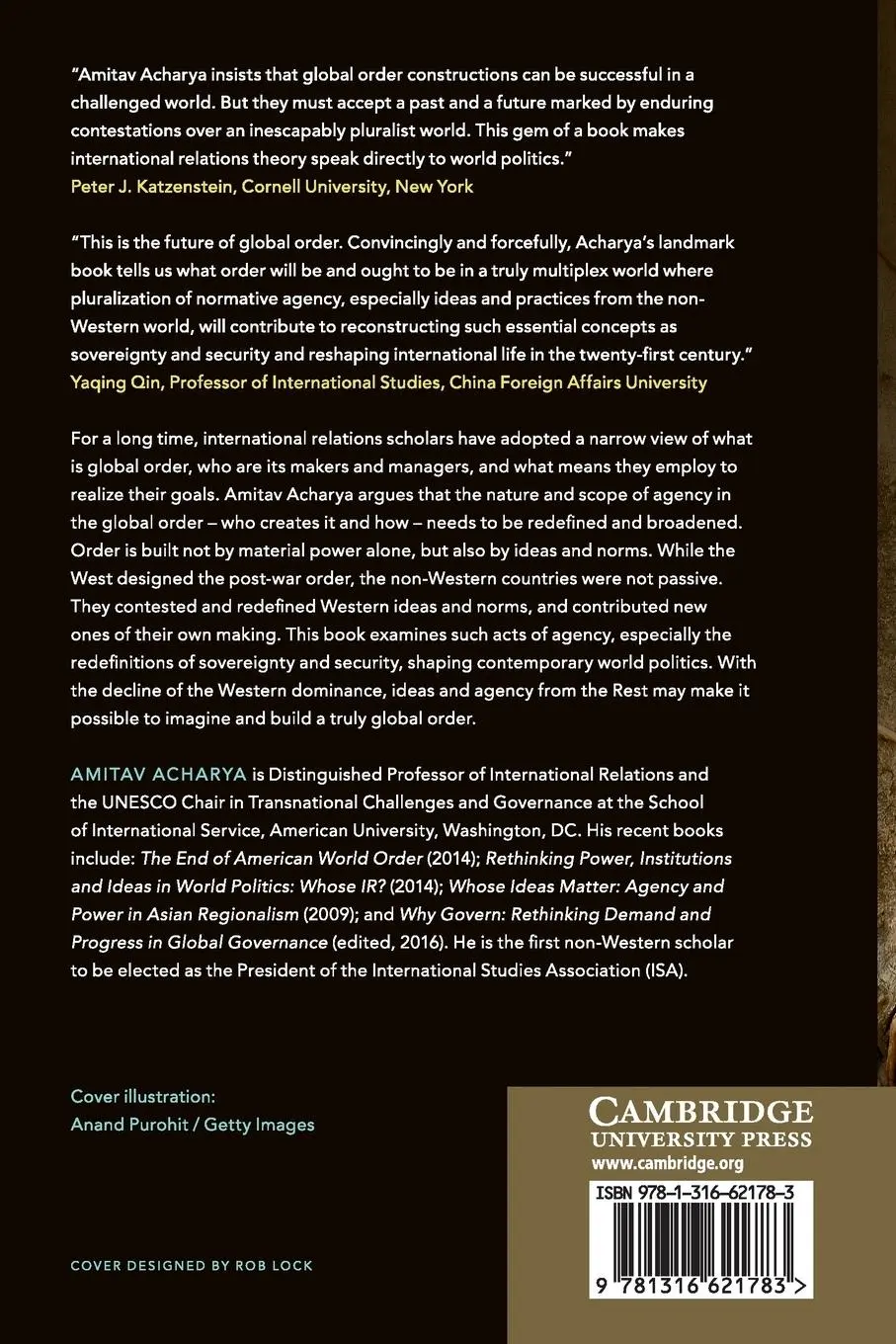 Rückseite: 9781316621783 | Constructing Global Order | Amitav Acharya | Taschenbuch | Englisch