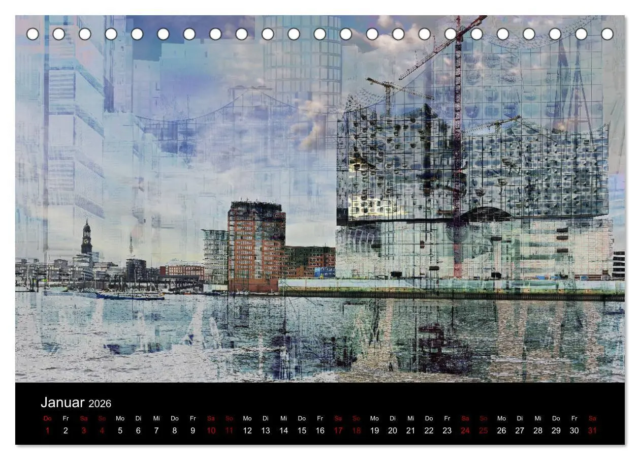 Bild: 9783457861783 | Elbphilharmonie-ARTig (Tischkalender 2026 DIN A5 quer), CALVENDO...