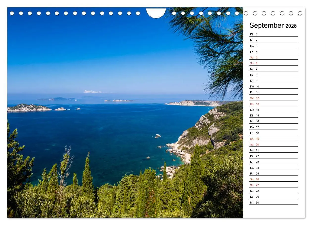 Bild: 9783457931783 | Griechische Inseln im Ionischen Meer (Wandkalender 2026 DIN A4...