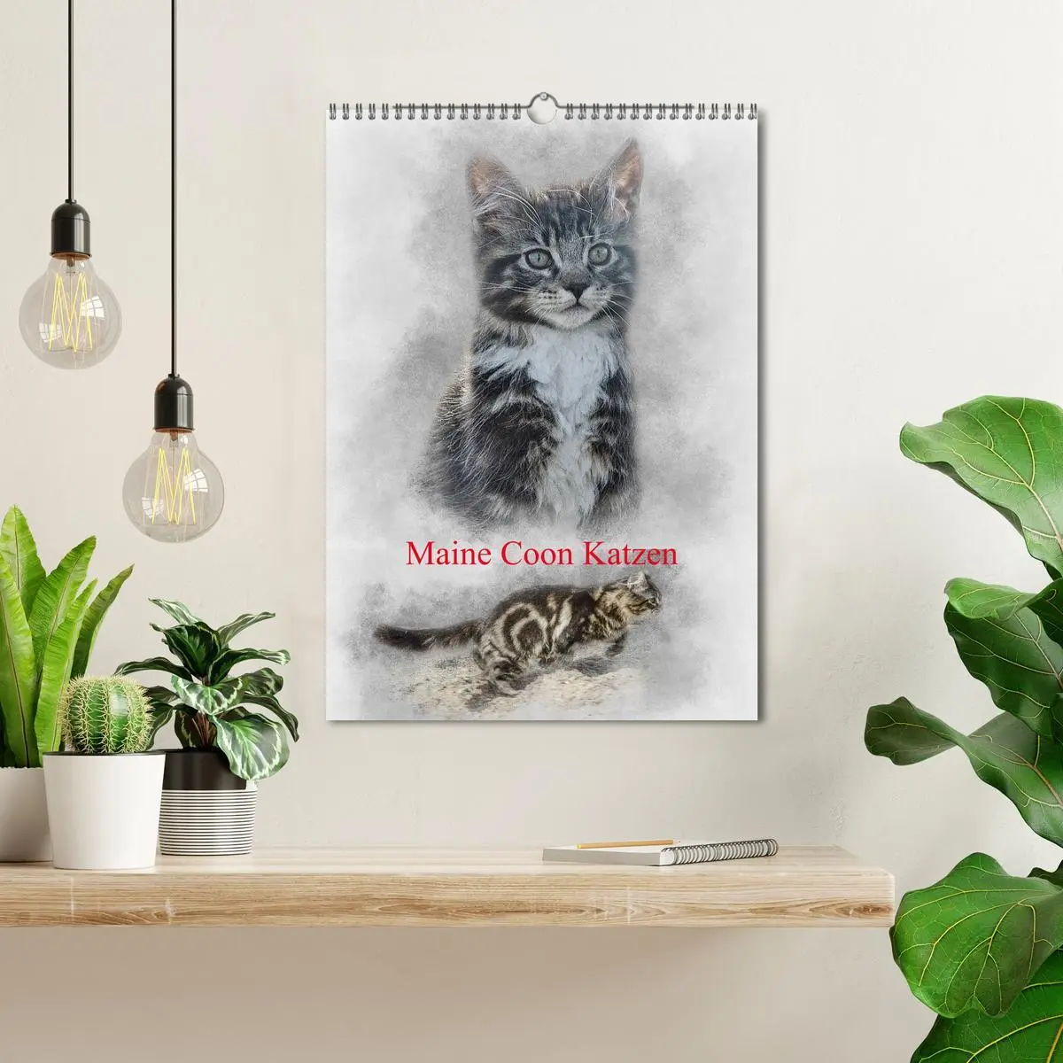 Bild: 9783516401783 | Maine Coon Katzen (Wandkalender 2026 DIN A3 hoch), CALVENDO...