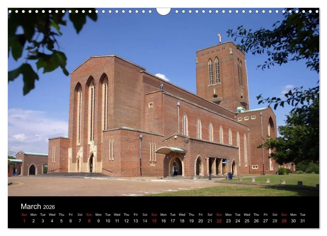 Bild: 9783516571783 | Anglican Cathedrals (Wall Calendar 2026 DIN A3 landscape), CALVENDO...