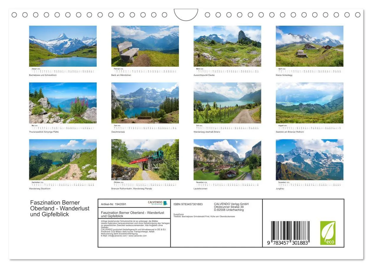 Bild: 9783457301883 | Faszination Berner Oberland - Wanderlust und Gipfelblick...