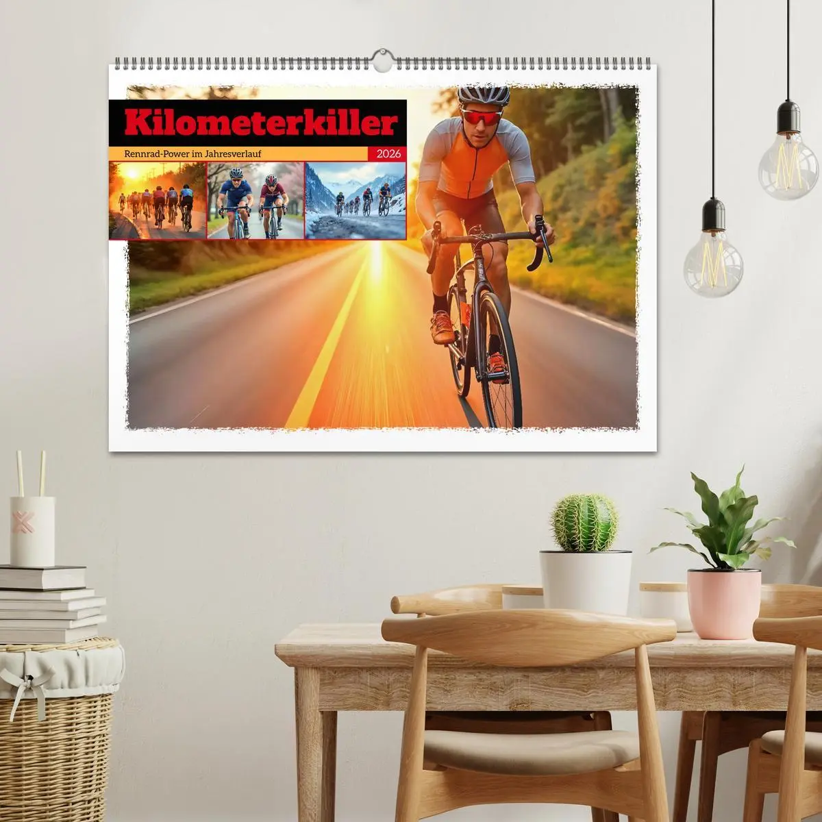 Bild: 9783516631883 | Kilometerkiller - Rennrad-Power im Jahresverlauf (Wandkalender 2026...