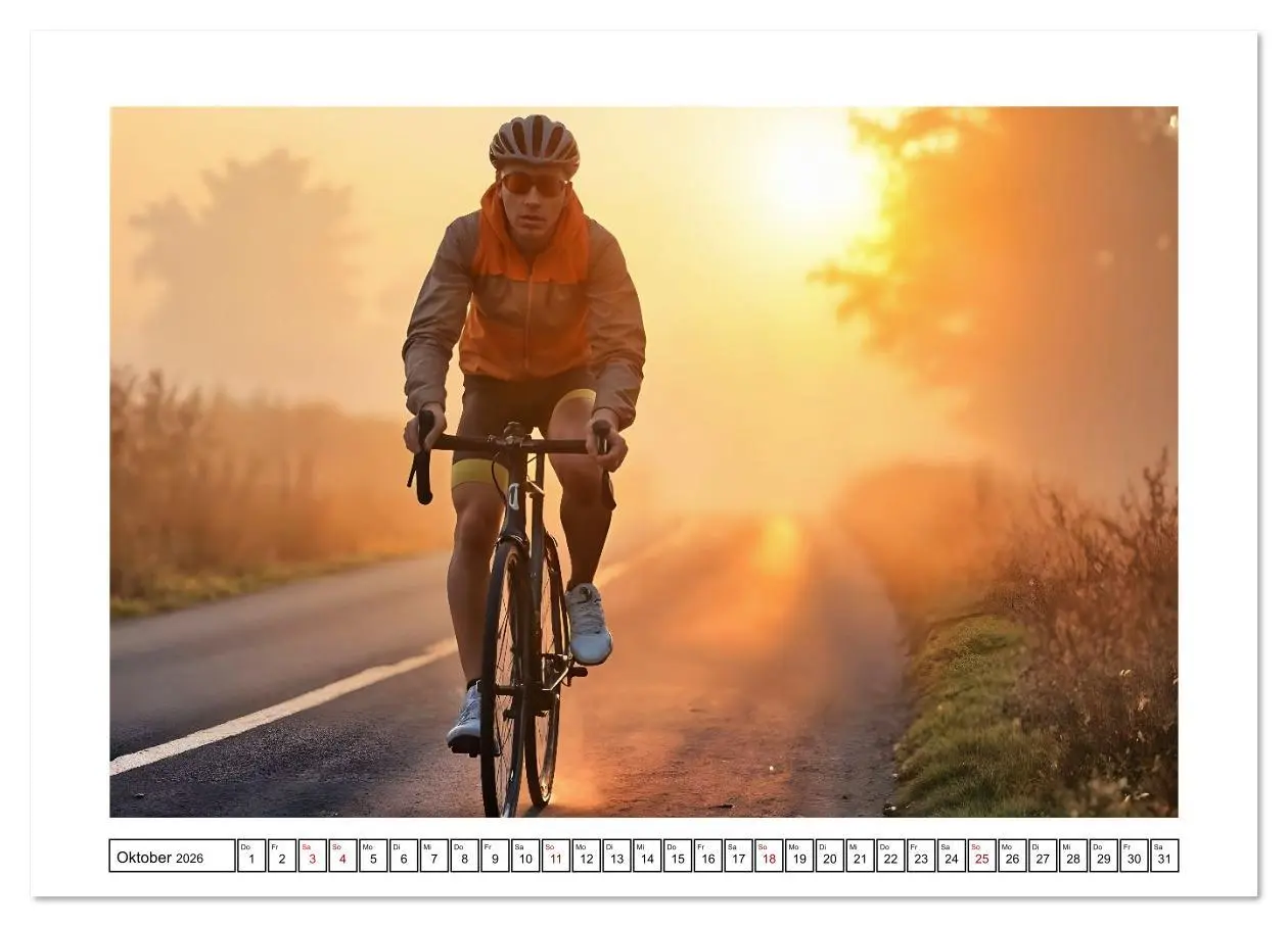 Bild: 9783516631883 | Kilometerkiller - Rennrad-Power im Jahresverlauf (Wandkalender 2026...