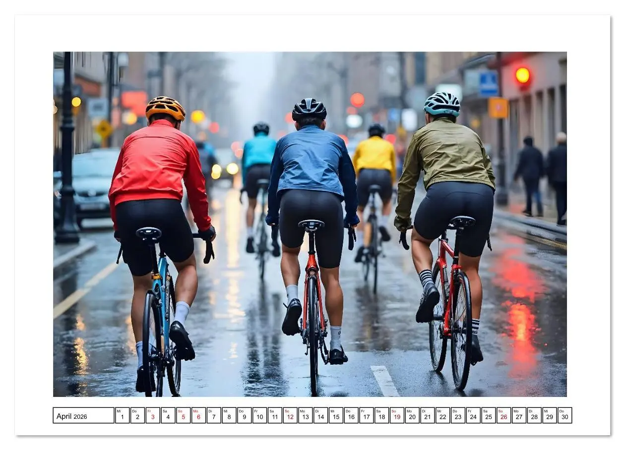 Bild: 9783516631883 | Kilometerkiller - Rennrad-Power im Jahresverlauf (Wandkalender 2026...