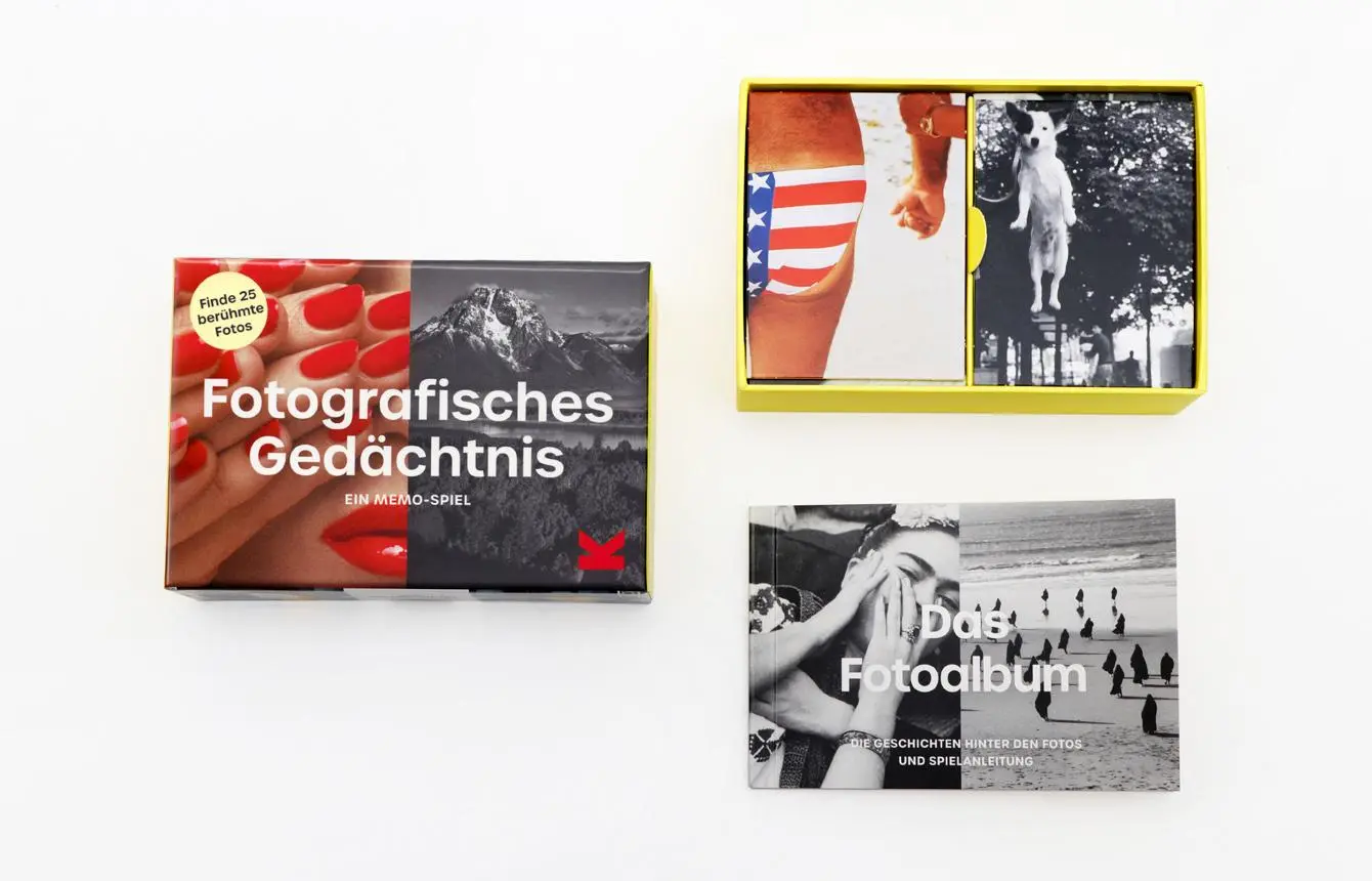 Bild: 9783962441883 | Fotografisches Gedächtnis | Ein Memo-Spiel. Finde 25 berühmte Fotos
