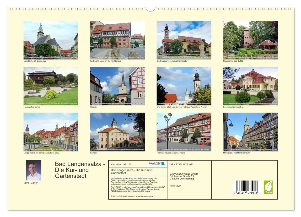 Bild: 9783457771983 | Bad Langensalza - Die Kur- und Gartenstadt (hochwertiger Premium...