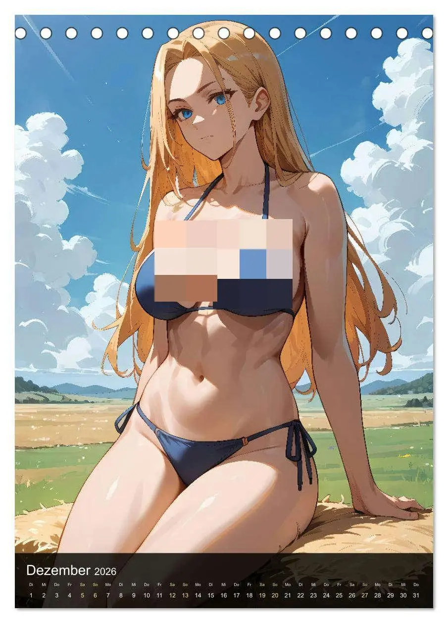 Bild: 9783516241983 | Manga Beauties - 12 Schönheiten im Manga-Stil (Tischkalender 2026...