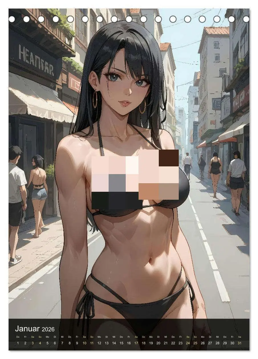 Bild: 9783516241983 | Manga Beauties - 12 Schönheiten im Manga-Stil (Tischkalender 2026...