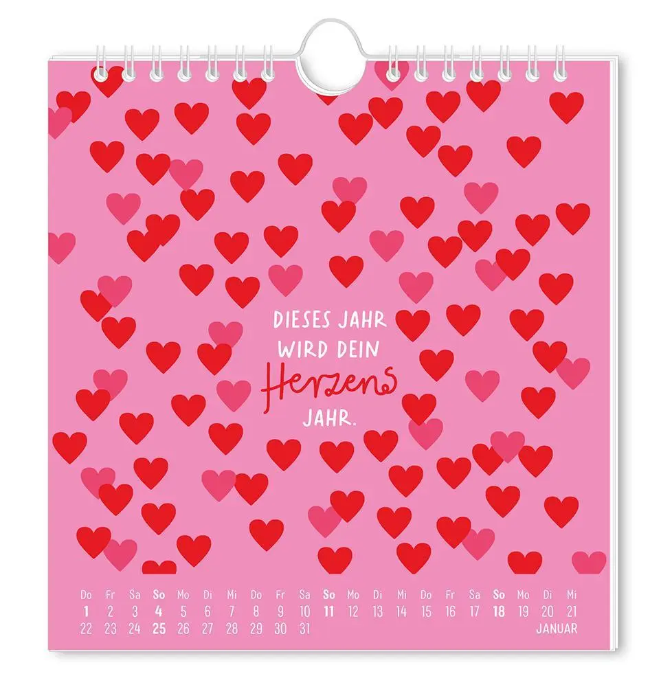 Bild: 9783986361983 | Postkartenkalender 2026 Herzensjahr | Postkartenkalender | Original