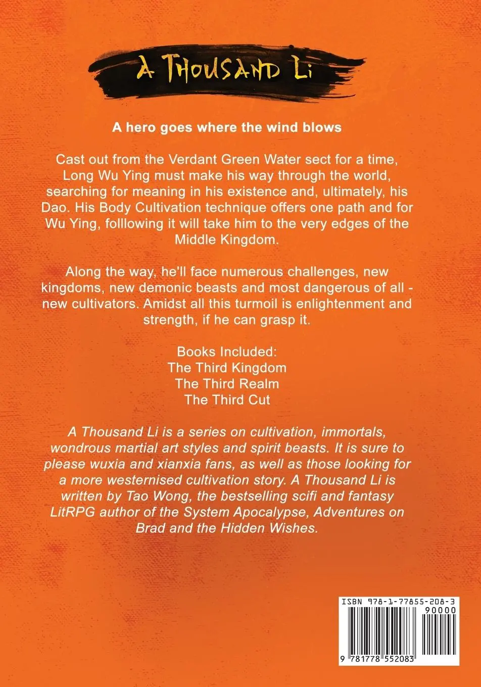 Rückseite: 9781778552083 | A Thousand Li Books 7-9 | Tao Wong | Taschenbuch | Englisch | 2024