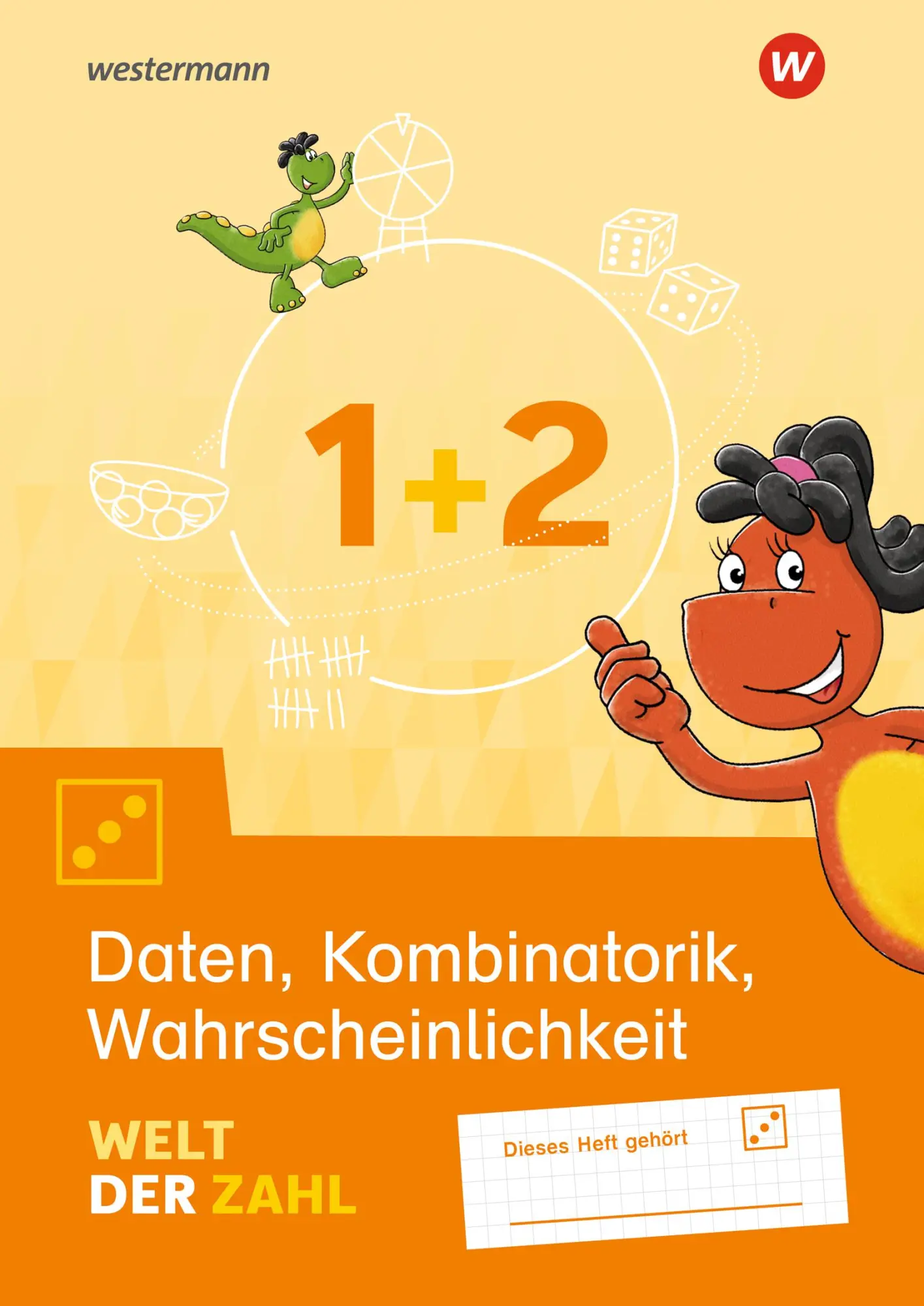 Cover: 9783141062083 | Welt der Zahl 1 / 2. Arbeitsheft Daten, Kombinatorik,...