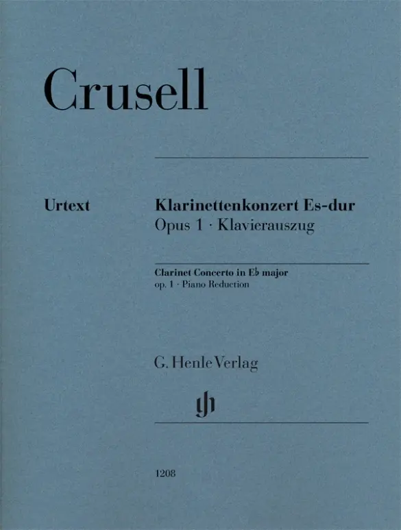 Cover: 9790201812083 | Bernhard Henrik Crusell - Klarinettenkonzert Es-dur op. 1 | Pfeffer