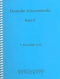 Cover: 9790202592083 | Deutsche Armeemärsche II - 3. Klarinette in B | Broschüre | 72 S.