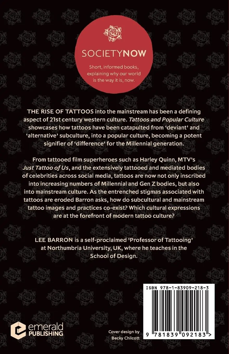 Rückseite: 9781839092183 | Tattoos and Popular Culture | Lee Barron | Taschenbuch | Englisch