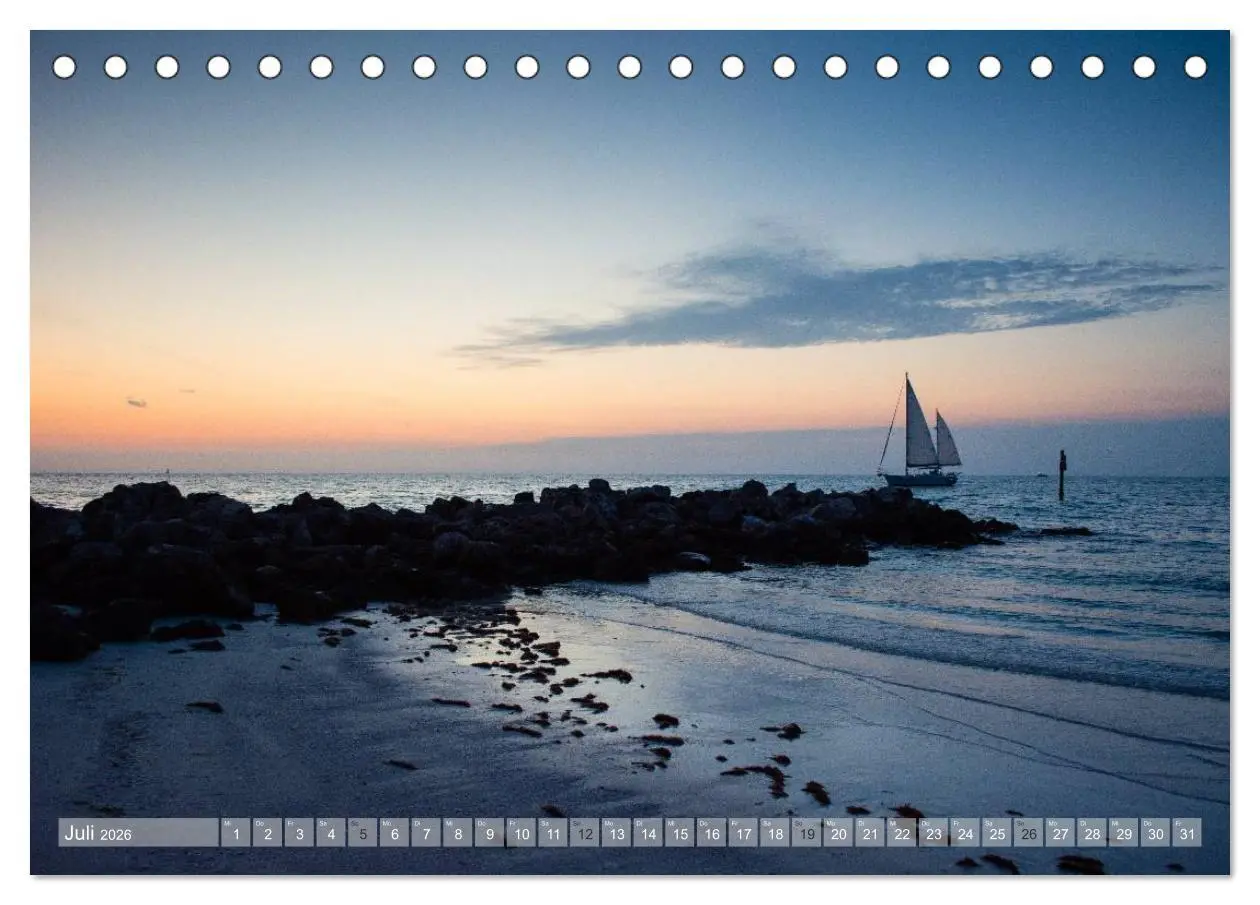 Bild: 9783516052183 | Florida. Sonne und Meer (Tischkalender 2026 DIN A5 quer), CALVENDO...