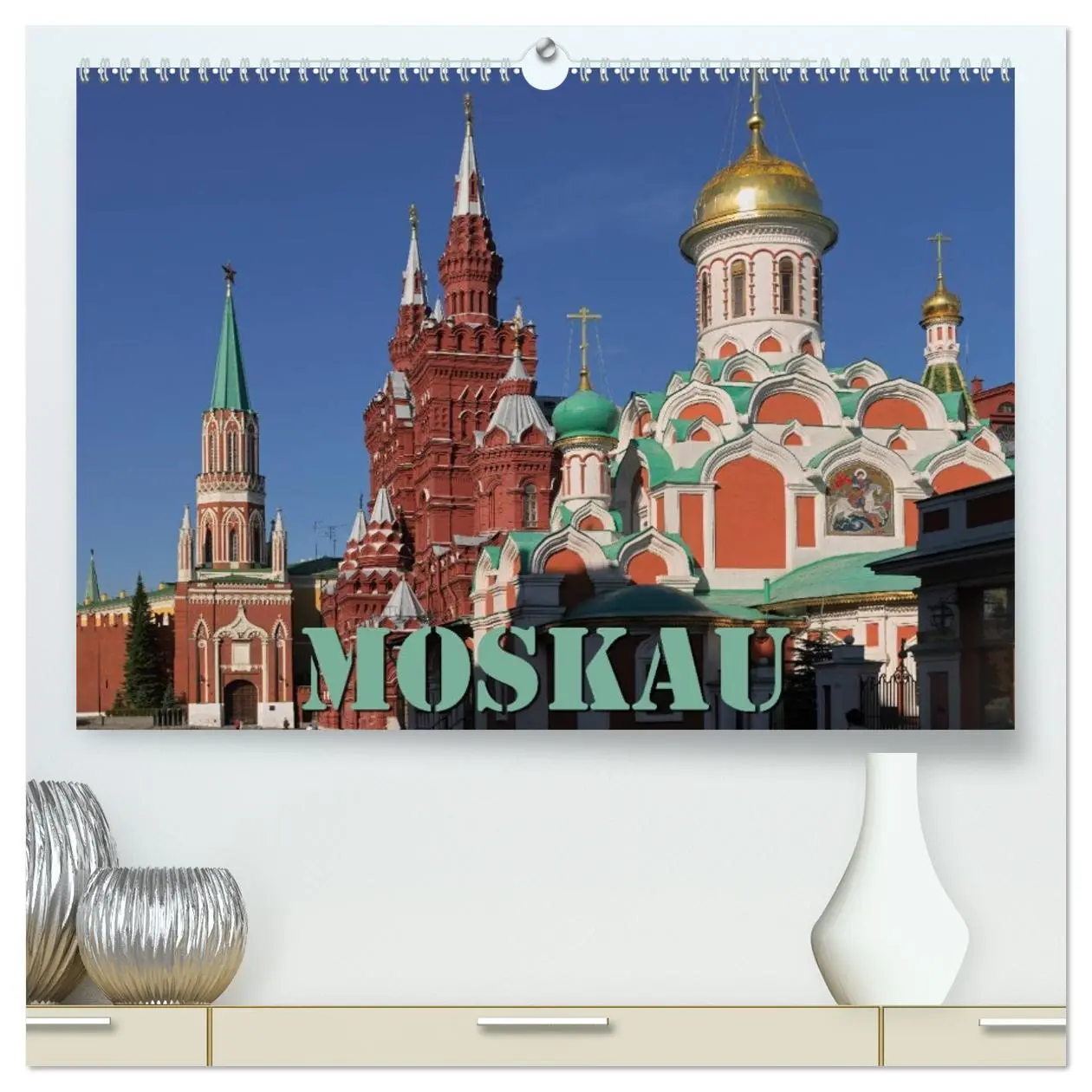 Cover: 9783516122183 | Moskau (hochwertiger Premium Wandkalender 2026 DIN A2 quer),...