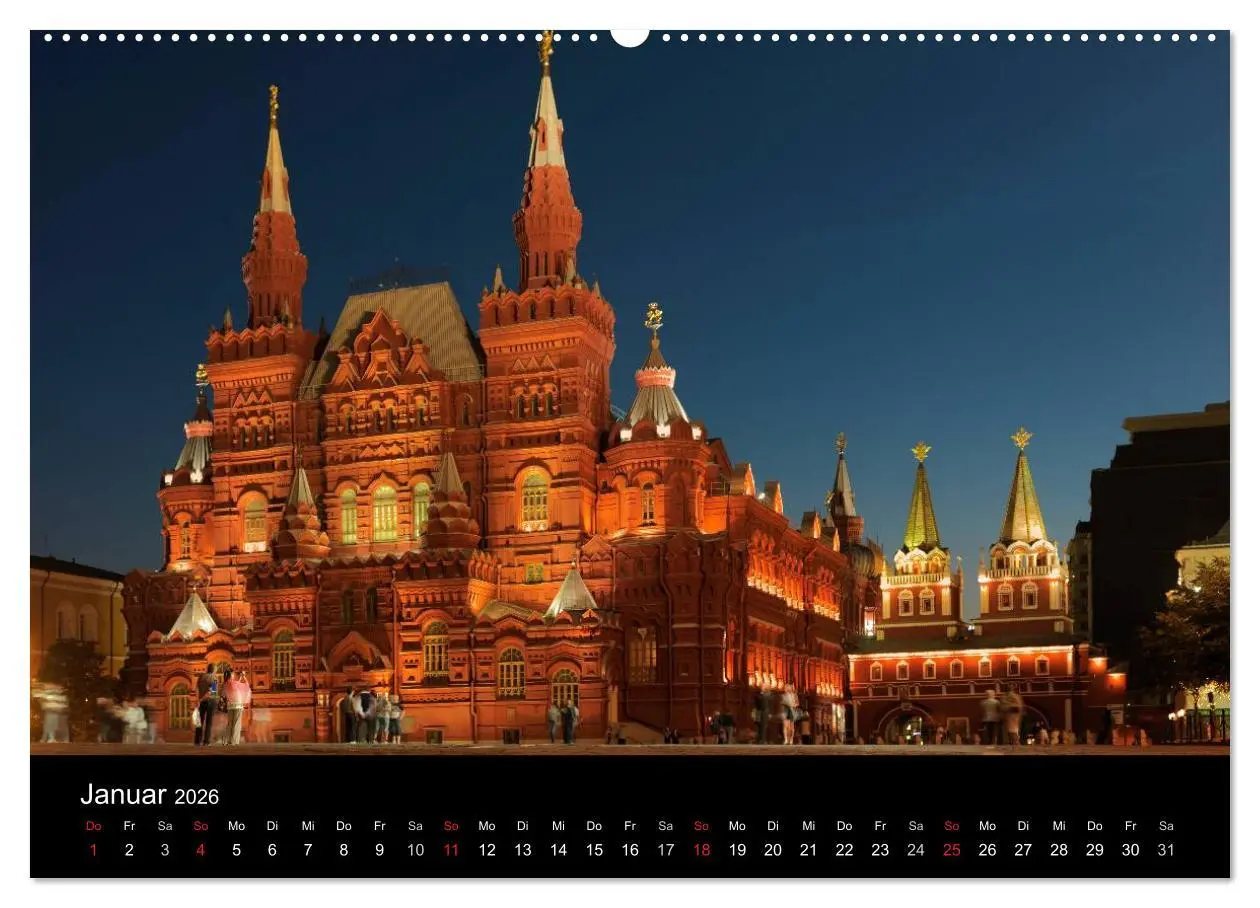 Bild: 9783516122183 | Moskau (hochwertiger Premium Wandkalender 2026 DIN A2 quer),...