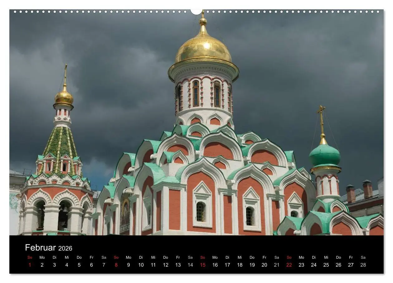 Bild: 9783516122183 | Moskau (hochwertiger Premium Wandkalender 2026 DIN A2 quer),...