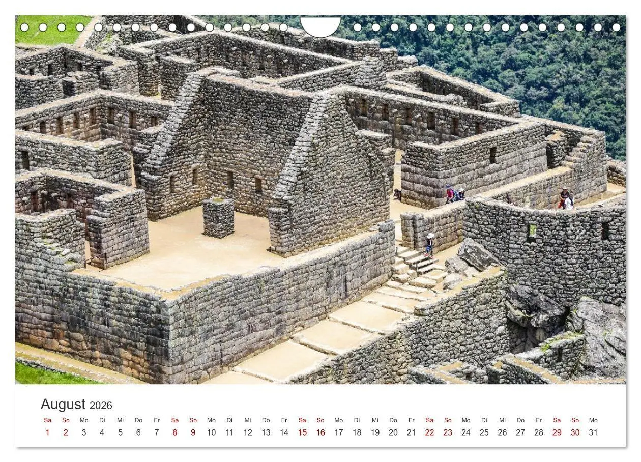 Bild: 9783516672183 | Macchu Picchu (Wandkalender 2026 DIN A4 quer), CALVENDO Monatskalender