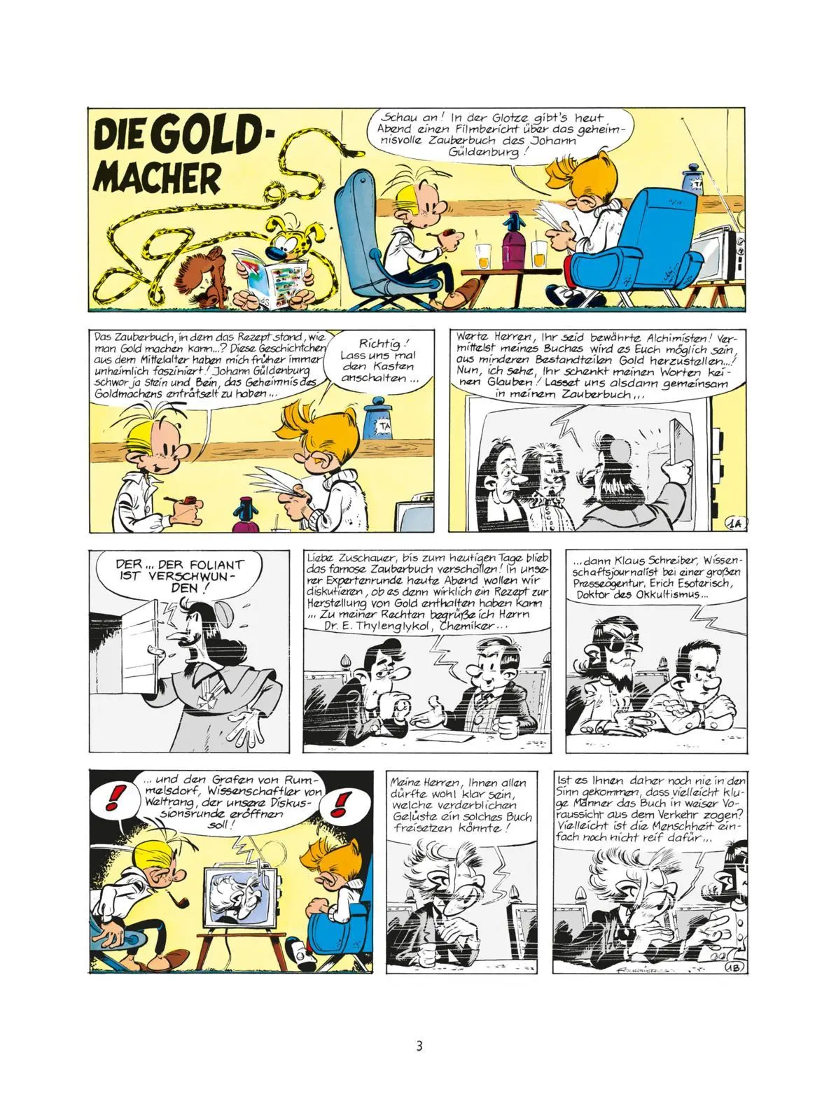 Bild: 9783551772183 | Spirou und Fantasio 18. Die Goldmacher | (Neuedition) | Fournier
