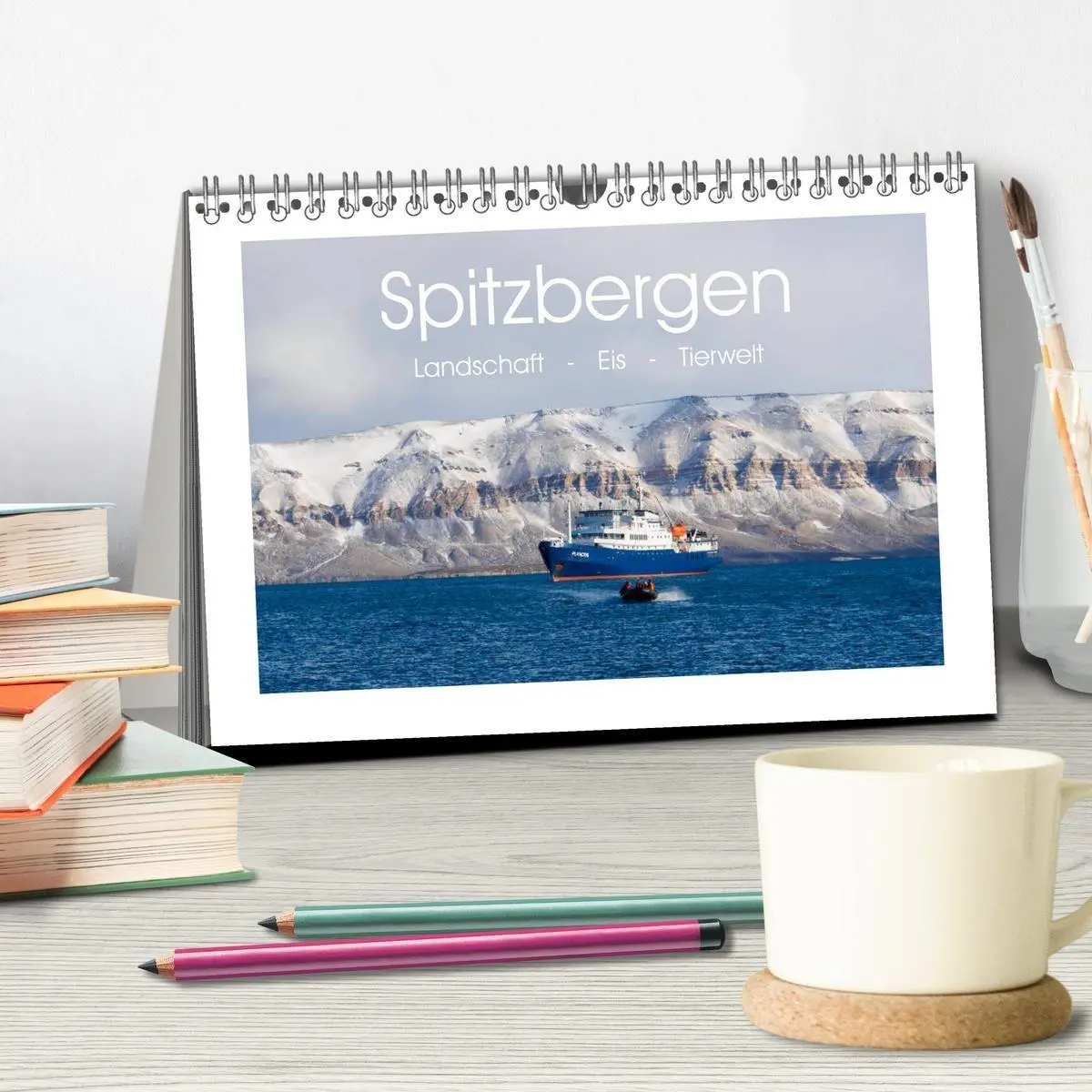 Bild: 9783569762183 | Spitzbergen - Landschaft - Eis - Tierwelt (Tischkalender 2027 DIN...