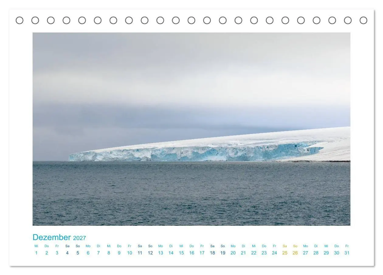 Bild: 9783569762183 | Spitzbergen - Landschaft - Eis - Tierwelt (Tischkalender 2027 DIN...