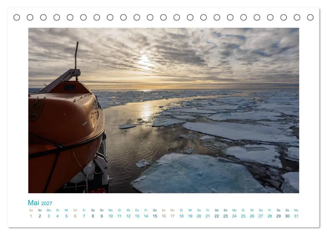 Bild: 9783569762183 | Spitzbergen - Landschaft - Eis - Tierwelt (Tischkalender 2027 DIN...