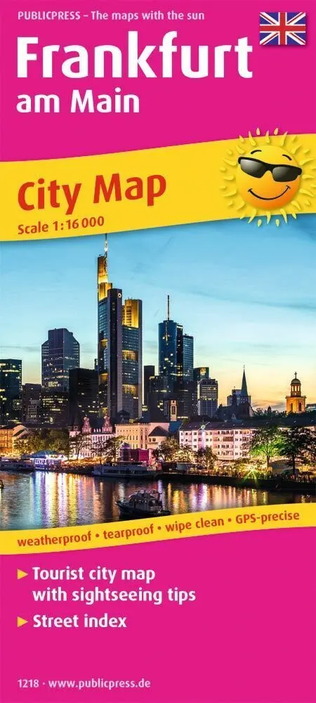 Cover: 9783961322183 | Publicpress Stadtplan Frankfurt am Main 1:16.000 | (Land-)Karte | 2017
