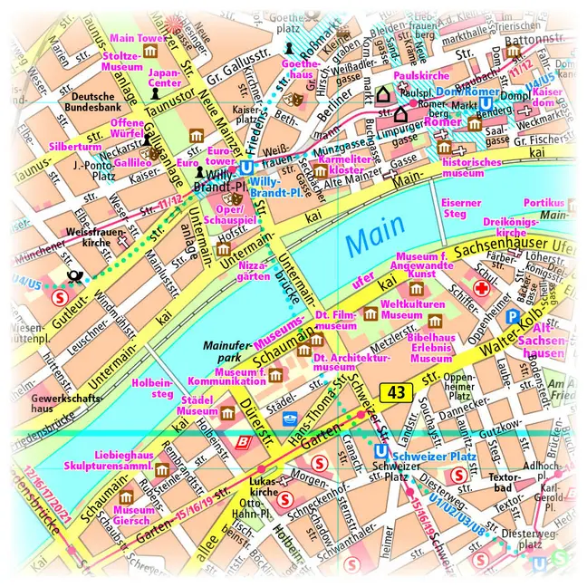 Bild: 9783961322183 | Publicpress Stadtplan Frankfurt am Main 1:16.000 | (Land-)Karte | 2017