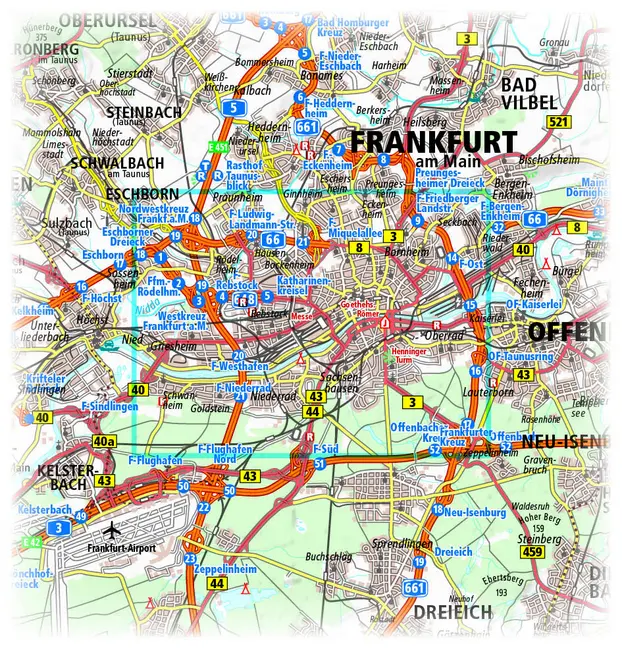 Bild: 9783961322183 | Publicpress Stadtplan Frankfurt am Main 1:16.000 | (Land-)Karte | 2017