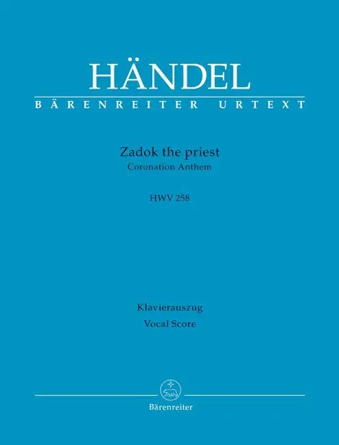Cover: 9790006562183 | Zadok the Priest, Klavierauszug | Georg Friedrich Händel | Buch | 2016
