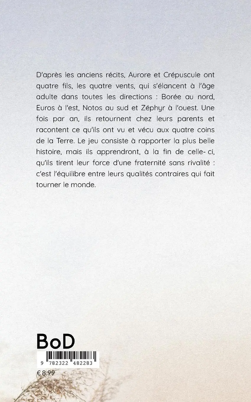Rückseite: 9782322482283 | Rose des vents | Joséphine Lanesem | Taschenbuch | Französisch | 2023