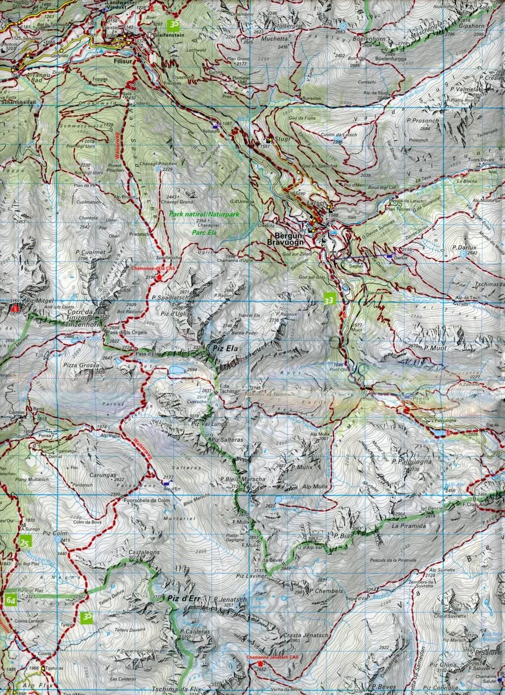 Bild: 9783259022283 | Kümmerly+Frey Wanderkarte 28 Oberengadin 1:60.000 | AG | (Land-)Karte