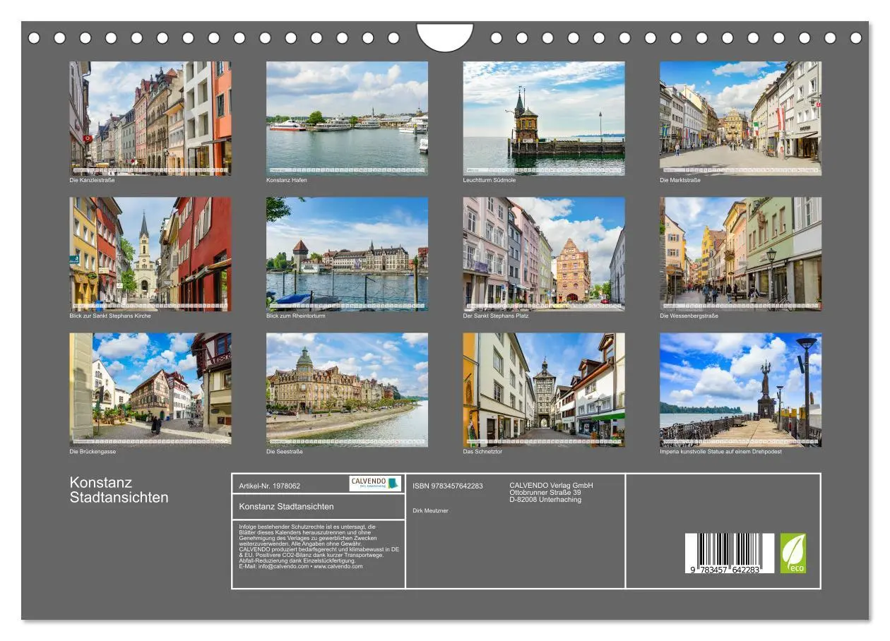 Bild: 9783457642283 | Konstanz Stadtansichten (Wandkalender 2026 DIN A4 quer), CALVENDO...