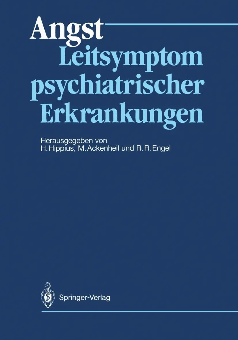 Cover: 9783540182283 | Angst | Leitsymptom psychiatrischer Erkrankungen | Hippius (u. a.)