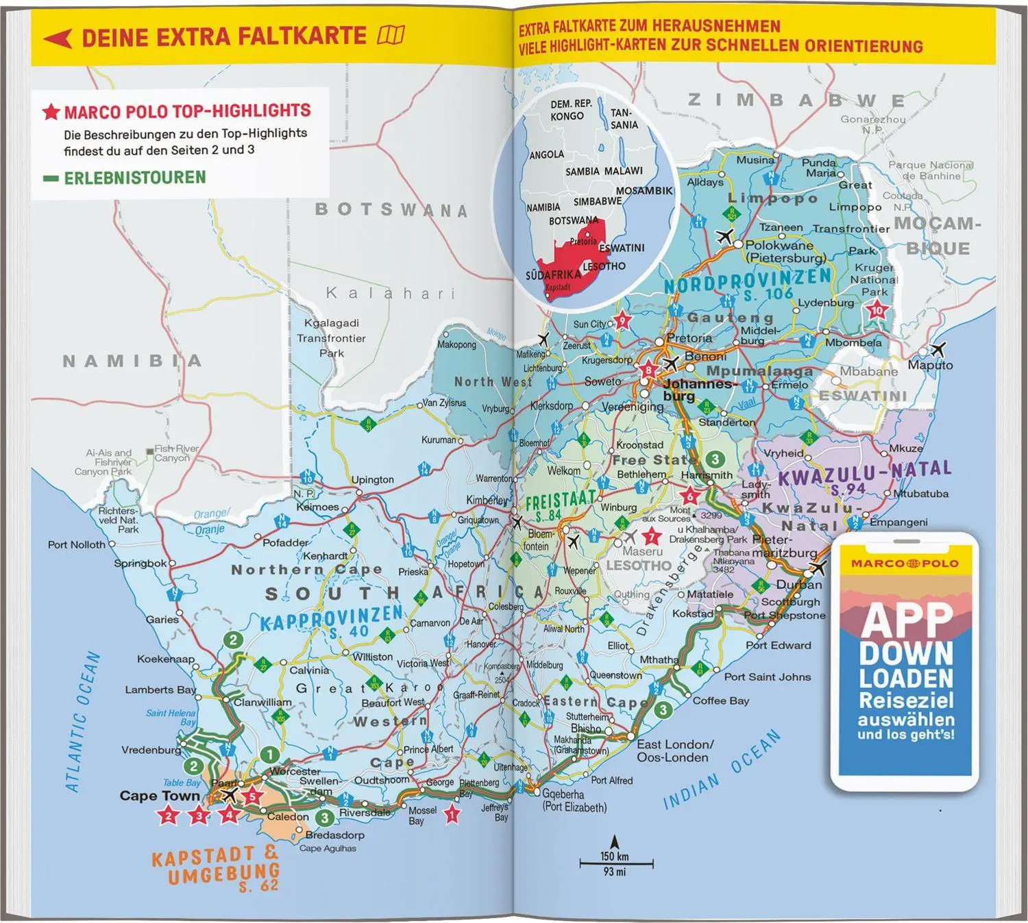 Bild: 9783829742283 | MARCO POLO Reiseführer Südafrika | Dagmar Schumacher (u. a.) | Buch