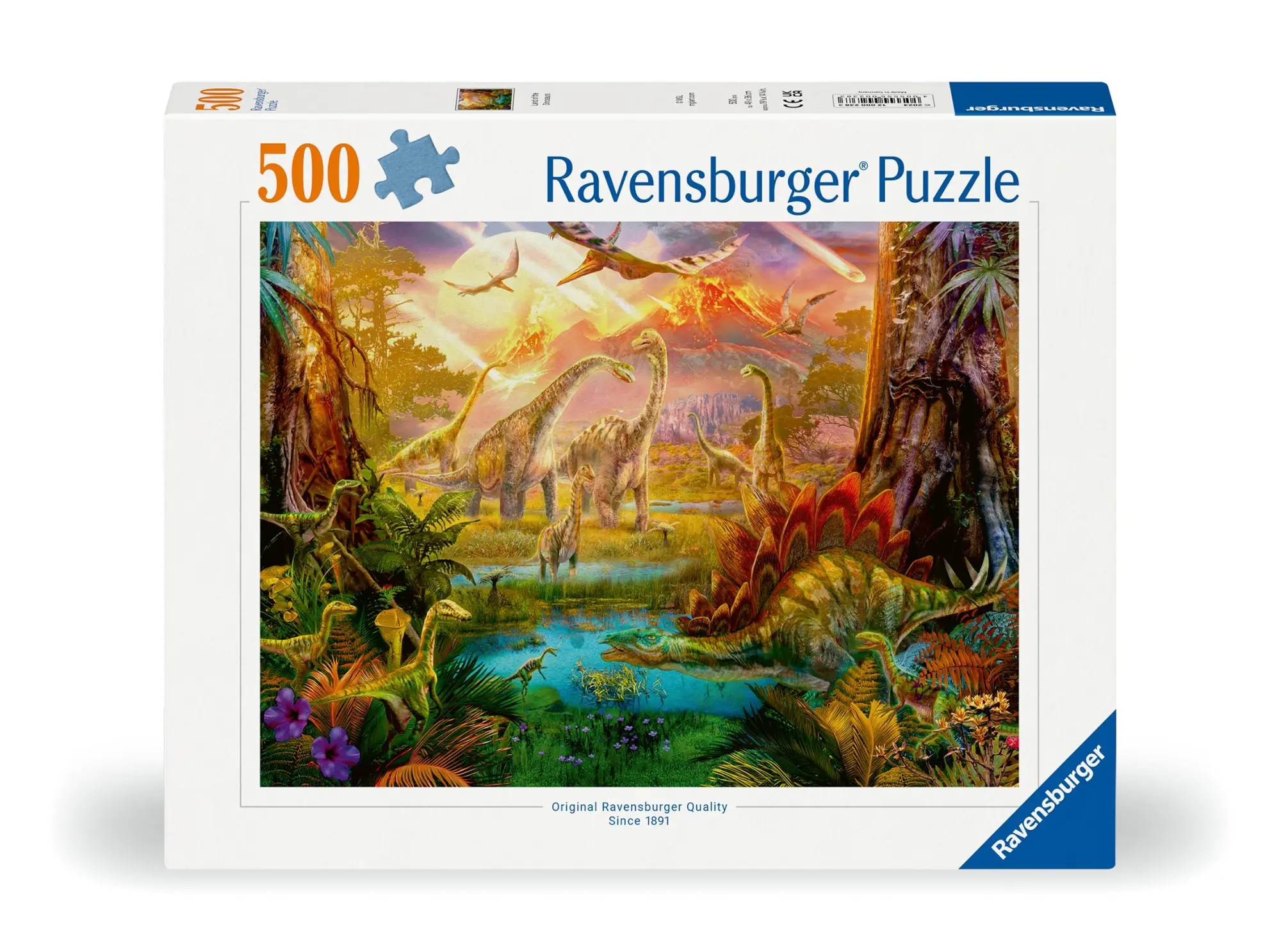 Cover: 4005555002383 | Erwachsenenpuzzle 500 Teile - Im Dinoland | Spiel | Erwachsenenpuzzle
