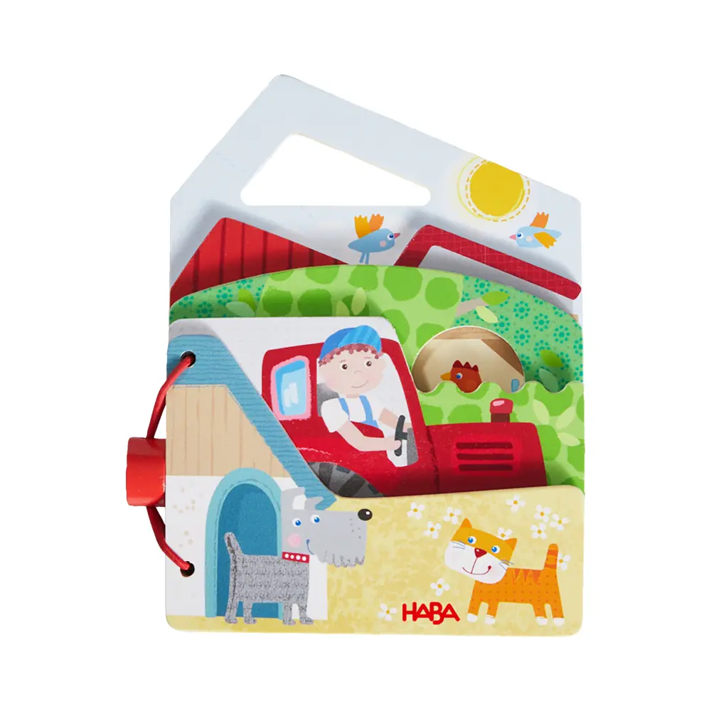 Cover: 4010168262383 | Holz-Babybuch Traktor | Buch | Anhänger-Klappkarte | 10 S. | Deutsch