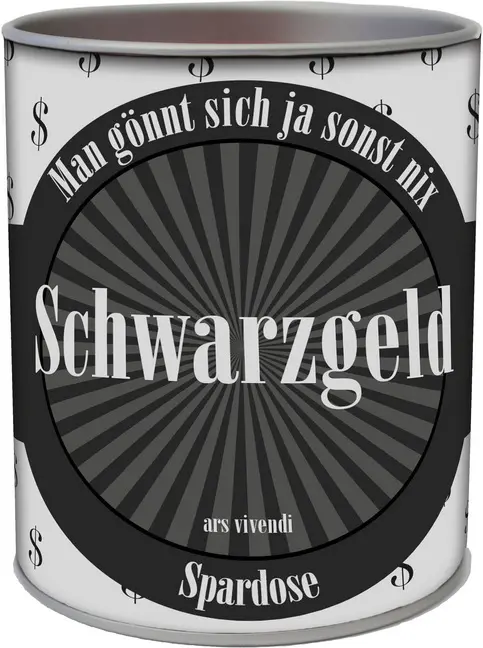Cover: 4250364112383 | Spardose "Schwarzgeld" | Man gönnt sich ja sonst nix | Ware (sonst.)