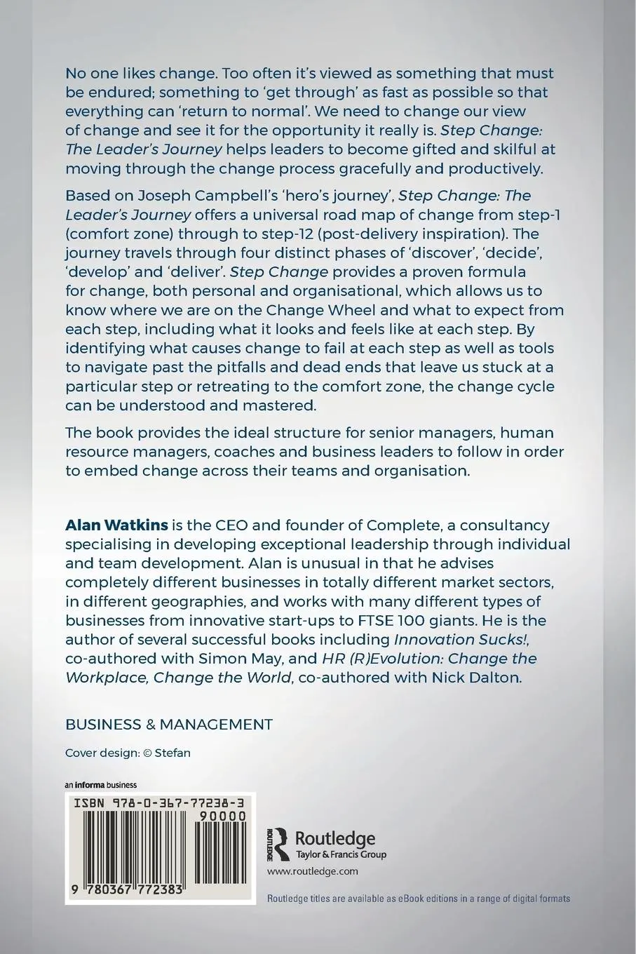 Rückseite: 9780367772383 | Step Change | The Leader's Journey | Alan Watkins | Taschenbuch | 2022