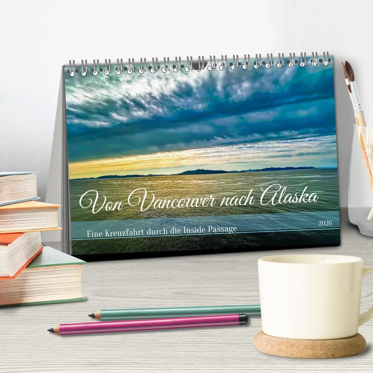 Bild: 9783457322383 | Von Vancouver nach Alaska (Tischkalender 2026 DIN A5 quer),...