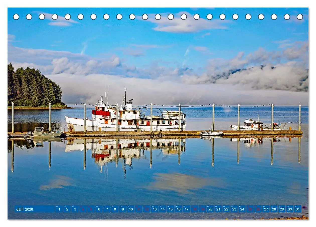 Bild: 9783457322383 | Von Vancouver nach Alaska (Tischkalender 2026 DIN A5 quer),...