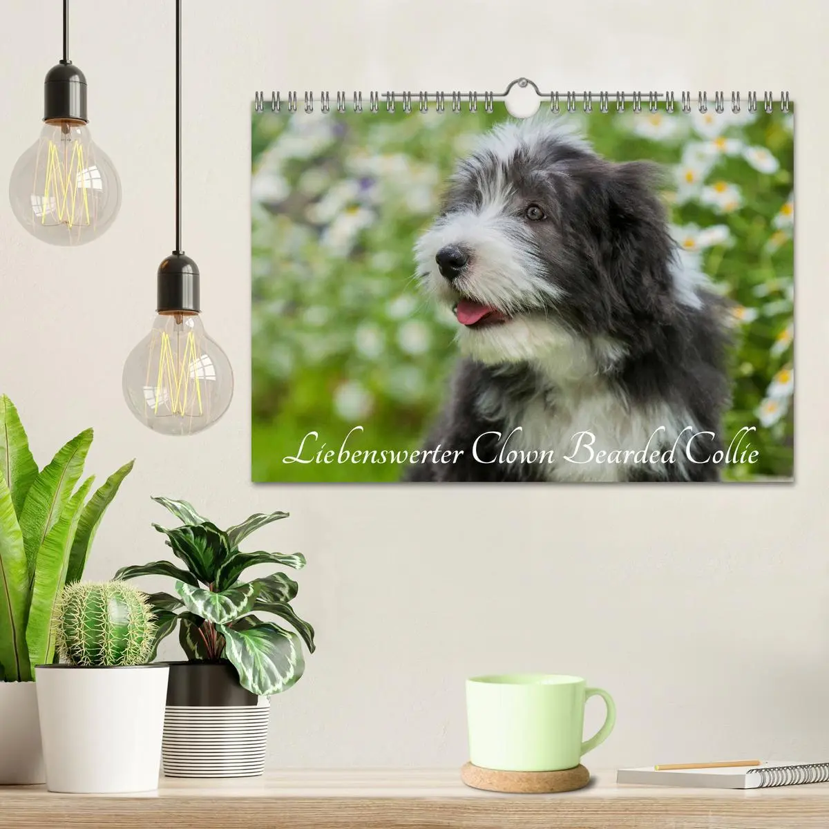 Bild: 9783516032383 | Liebenswerter Clown Bearded Collie (Wandkalender 2026 DIN A4 quer),...