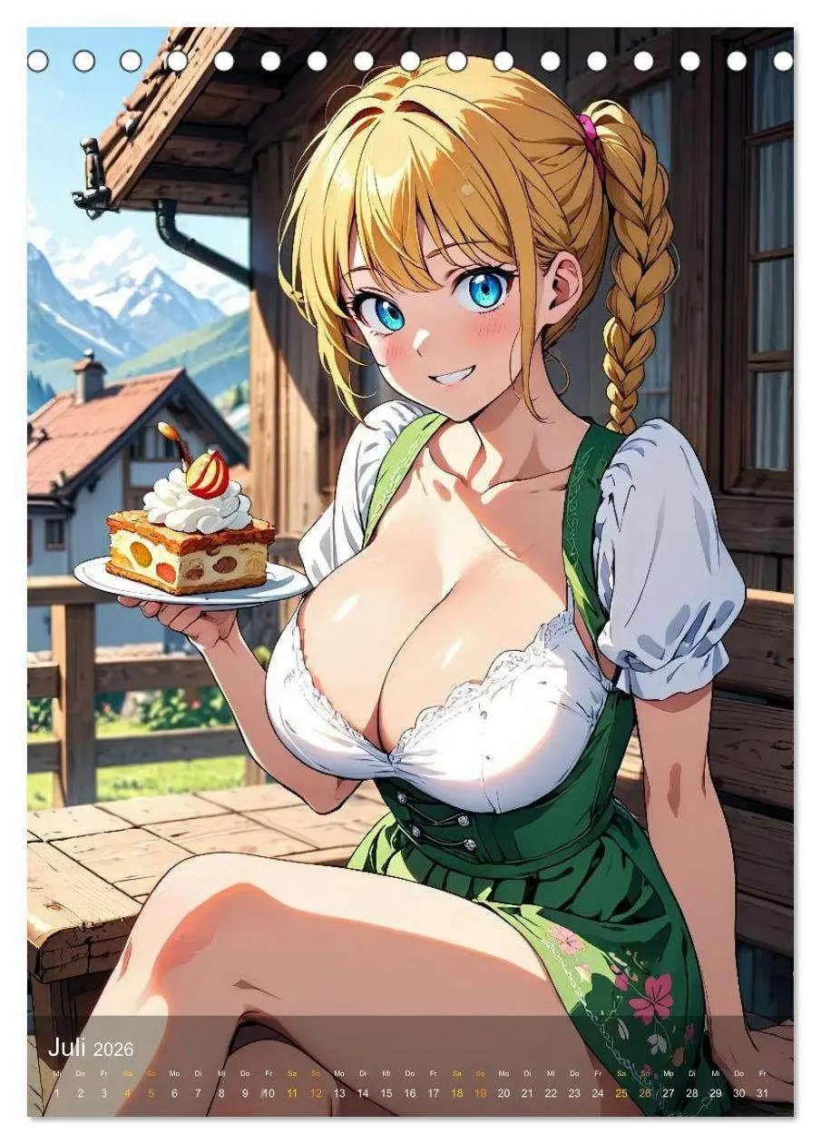 Bild: 9783516652383 | Manga Charme (Tischkalender 2026 DIN A5 hoch), CALVENDO Monatskalender