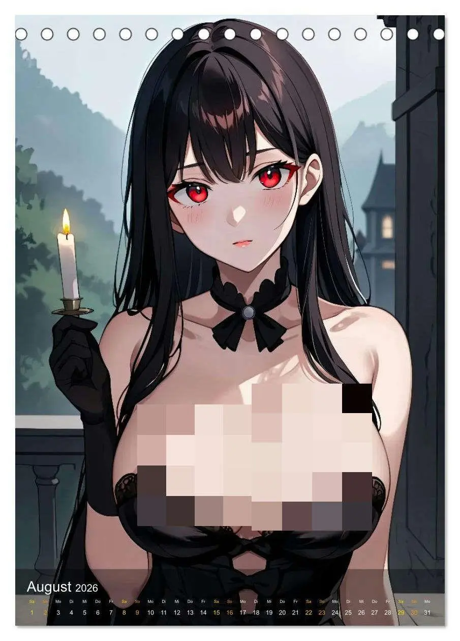 Bild: 9783516652383 | Manga Charme (Tischkalender 2026 DIN A5 hoch), CALVENDO Monatskalender