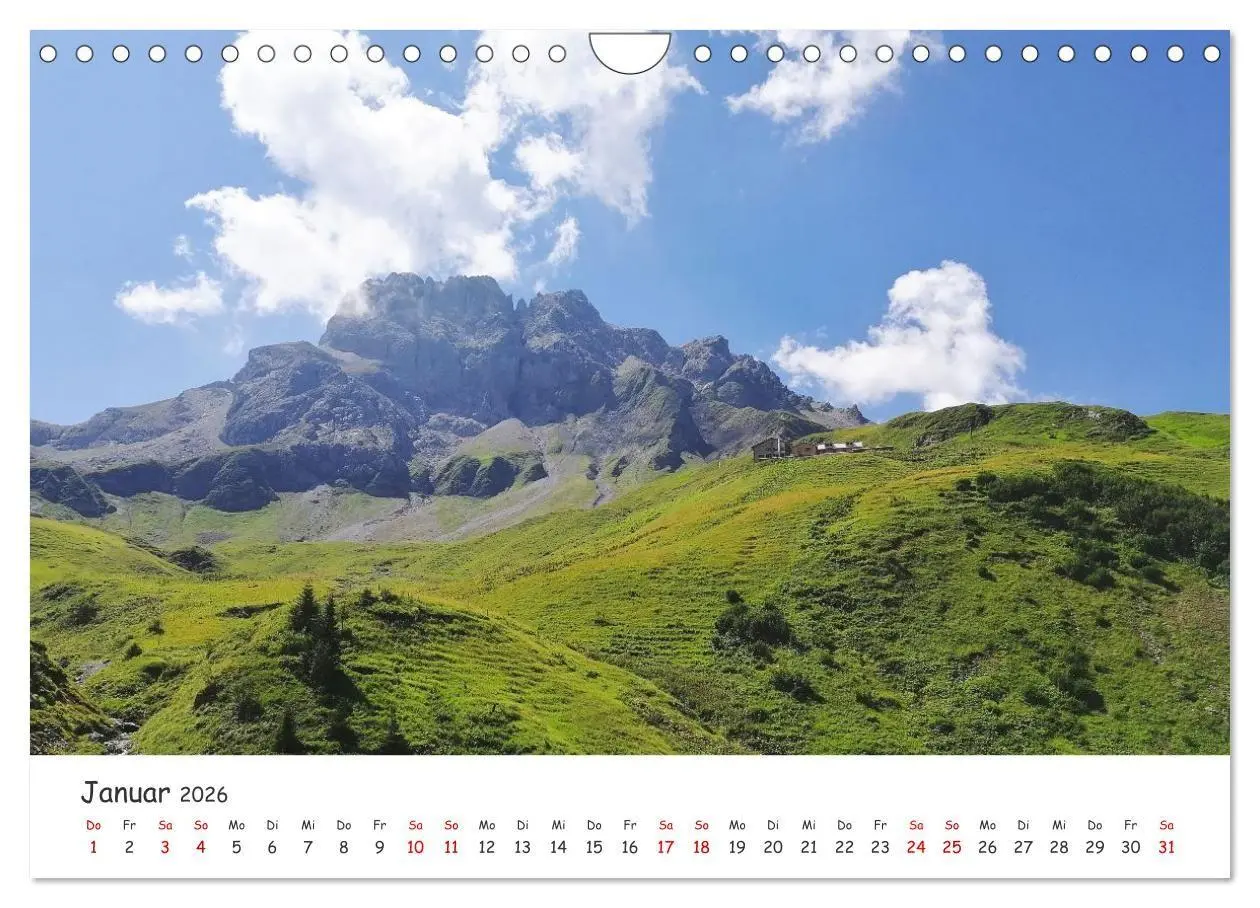 Bild: 9783516722383 | Über die Alpen - Auf dem E5 von Oberstdorf nach Meran (Wandkalender...